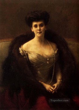 Pascal Adolphe Jean Retrato de la princesa OV Paley Pascal Dagnan Bouveret Pinturas al óleo